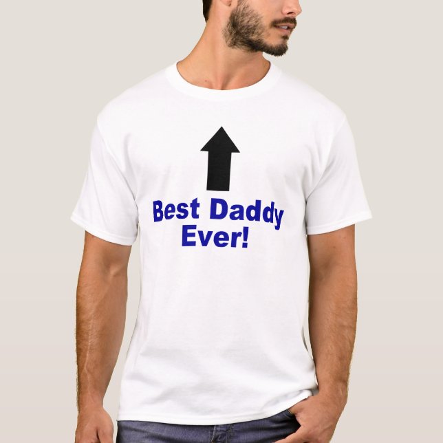 T-shirt Le meilleur papa jamais (Devant)