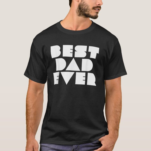 T-SHIRT LE MEILLEUR PAPA JAMAIS (Devant)
