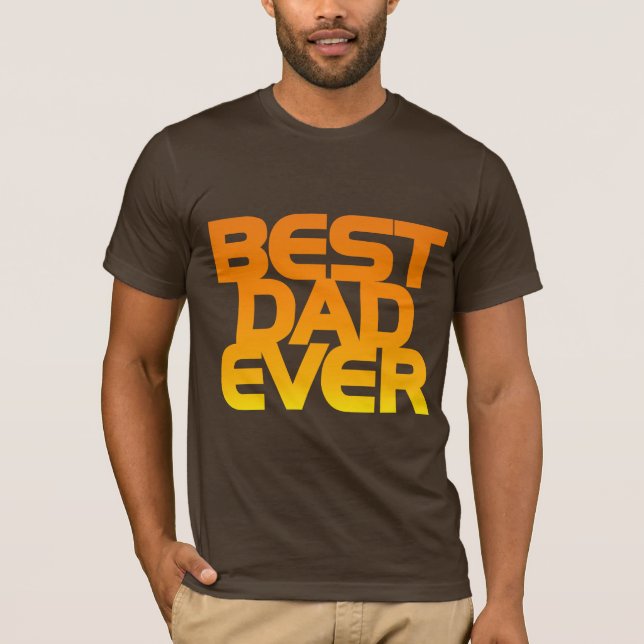 T-SHIRT LE MEILLEUR PAPA JAMAIS (Devant)