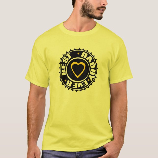T-shirt Le meilleur papa jamais (Devant)