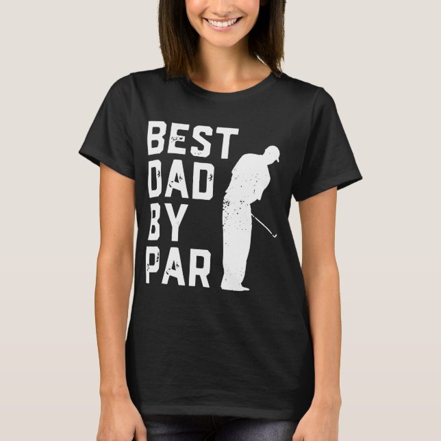 T-shirt le meilleur papa par le golf de pair (Devant)