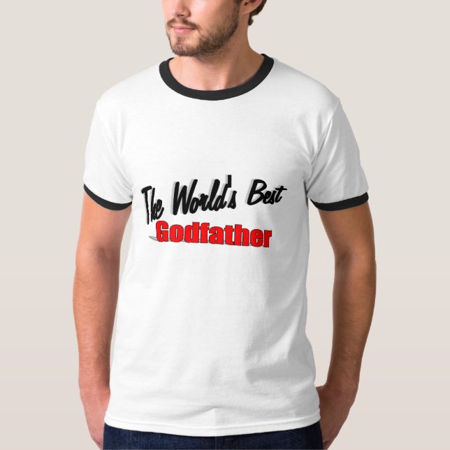 T-shirt Le meilleur parrain du monde (Devant)