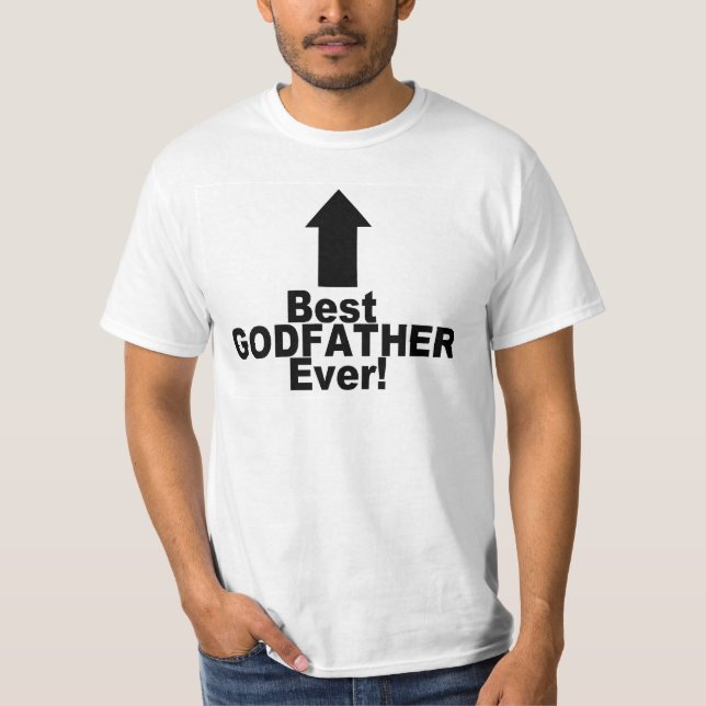 T-shirt Le meilleur parrain jamais (Devant)