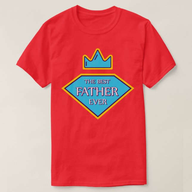 T-shirt le meilleur père (Design devant)