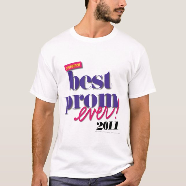T-shirt Le meilleur pourpre de bal d'étudiants jamais - (Devant)