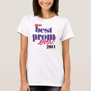 T-shirt Le meilleur pourpre de bal d'étudiants jamais -