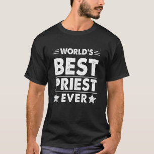 T-shirt Le meilleur prêtre du monde