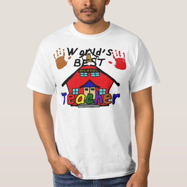 T-shirt Le meilleur professeur du monde (Devant)