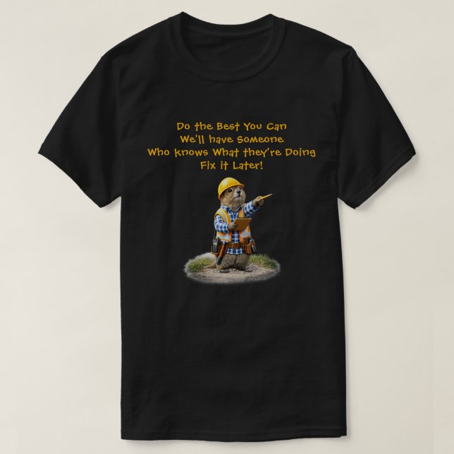 T-shirt "Le meilleur que vous pouvez" (1) (Design devant)