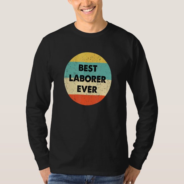 T-shirt Le meilleur travailleur jamais (Devant)
