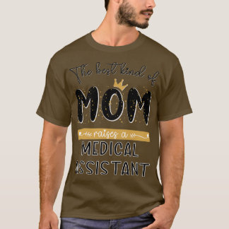 T-shirt Le meilleur type de MOM élève un Mo Assistant Médi