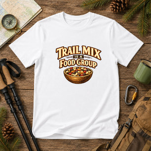 T-shirt Le mélange de randonnée est un groupe alimentaire