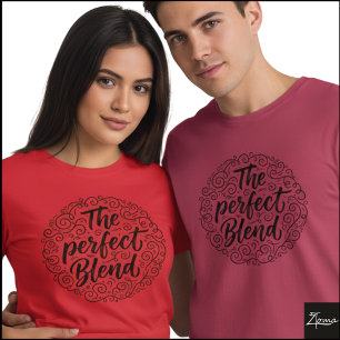 T-shirt Le mélange parfait en lettrage main Swirl