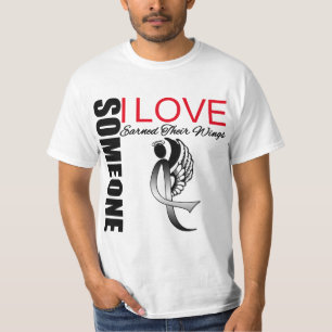 T-shirt Le mélanome quelqu'un amour d'I a gagné leurs