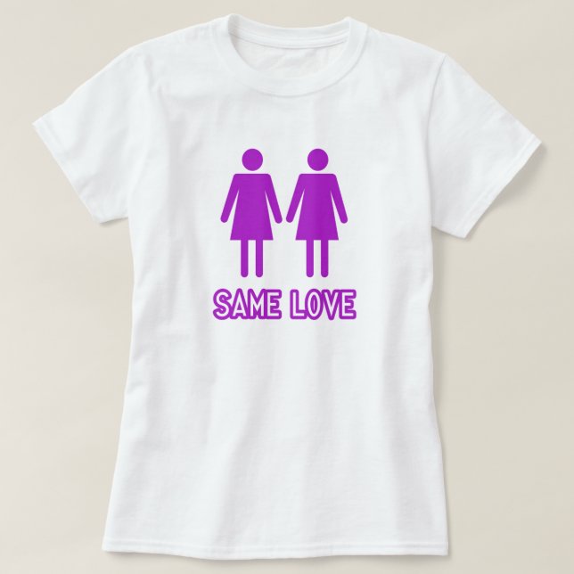 T-shirt Le même amour (Design devant)