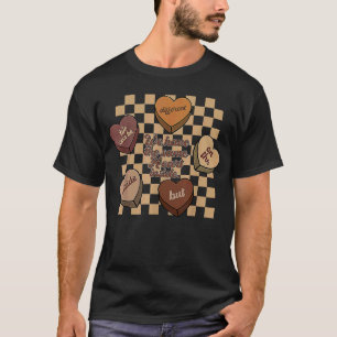 T-shirt Le même Coeur Dans Le Coeur Noir Histoire Me Rétro