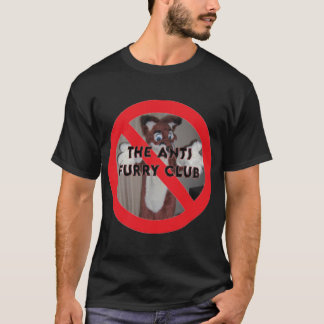 T-shirt Le mème du club anti-furry drôle finge offen