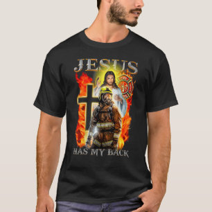 T-shirt Le Mémorial des pompiers Jésus a ma foi dans le do