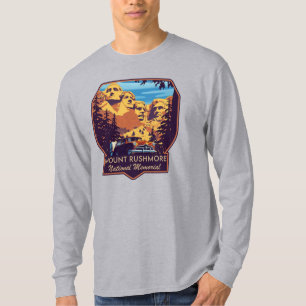 T-shirt Le Mémorial national du Mont Rushmore