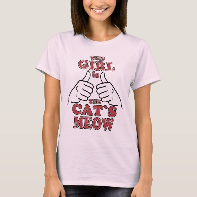 T-shirt Le Meow Graphic Tee du chat (Devant)