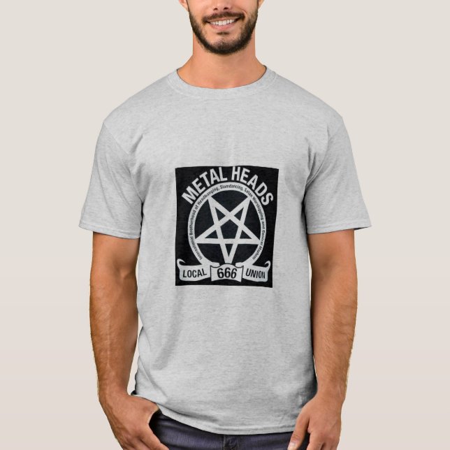 T-shirt le métal dirige l'union 666 (Devant)