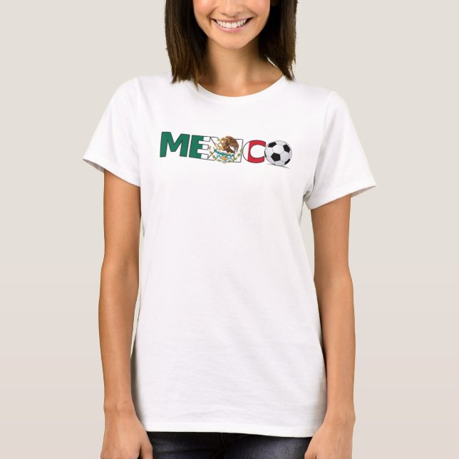 T-shirt Le Mexique avec le dessus de spaghetti de dames de (Devant)