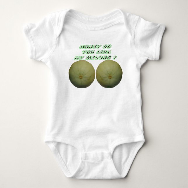 T-shirt Le miel vous font aiment mes melons (Devant)