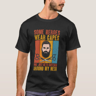 T-shirt Le Mien Est Attaché Autour De Mon Barbier Cou