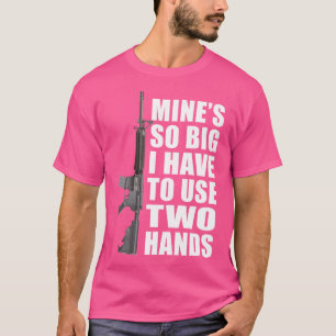 T-shirt Le Mien Est Si Grand Que J'Utilise Deux Mains Drôl