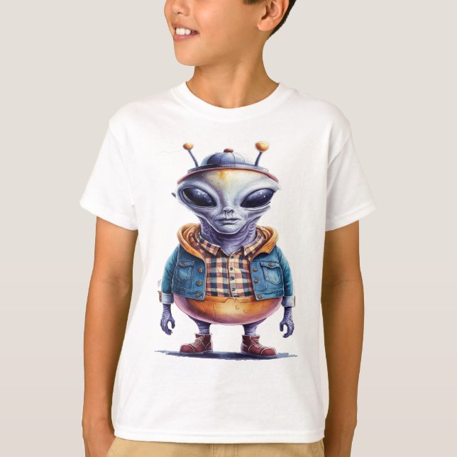 T-shirt Le mignon alien (Devant)