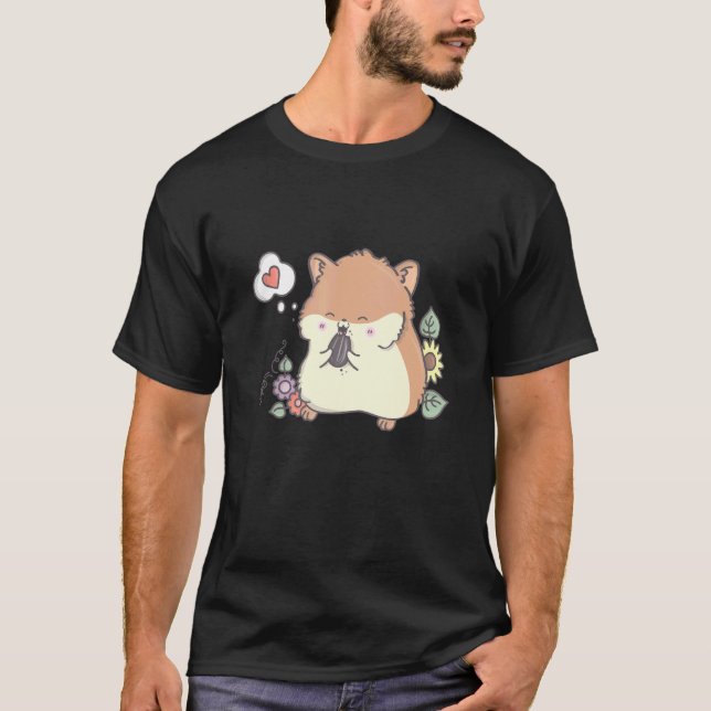 T-shirt Le mignon Hamster Qui Aime Les Hamsters (Devant)