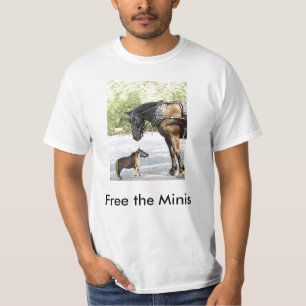 T-shirt le mini cheval, libèrent le Minis