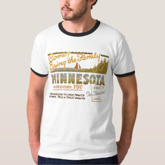 T-shirt Le Minnesota - terre des lacs ten Thousand