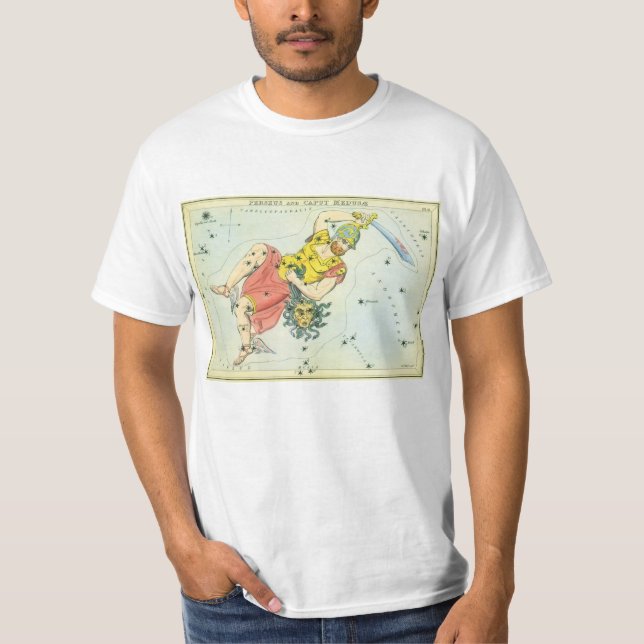 T-shirt Le miroir de l'Ukraine, la carte céleste de l'astr (Devant)