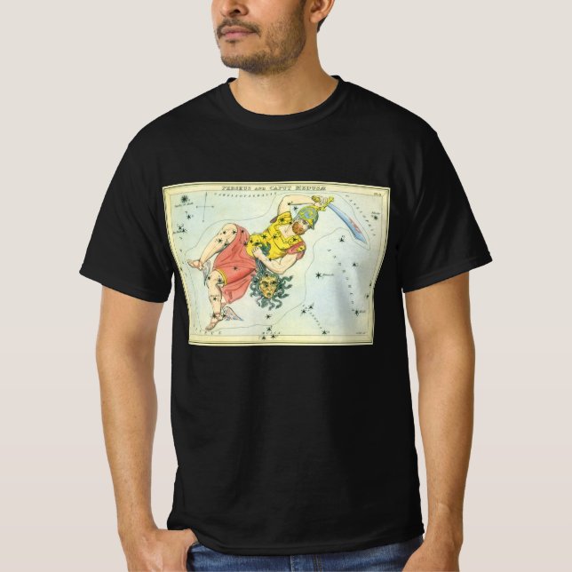 T-shirt Le miroir de l'Ukraine, la carte céleste de l'astr (Devant)