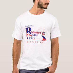 T-shirt Le Mississippi Romney et tee - shirt 2012 de Ryan