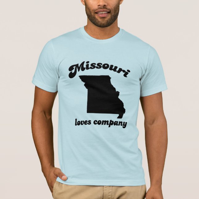 T-shirt Le Missouri aime la société (Devant)