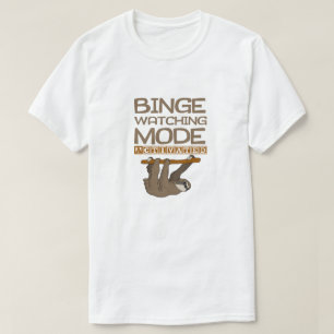 T-shirt Le mode de observation d'excès a activé la bande