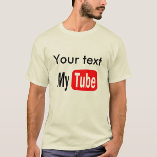T-shirt Le modèle drôle de YouTube, le font vous-même,