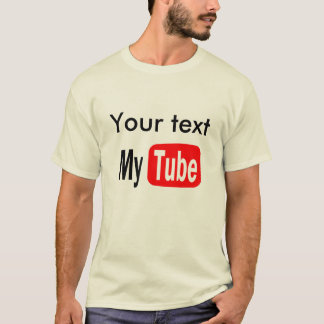 T-shirt Le modèle drôle de YouTube, le font vous-même,