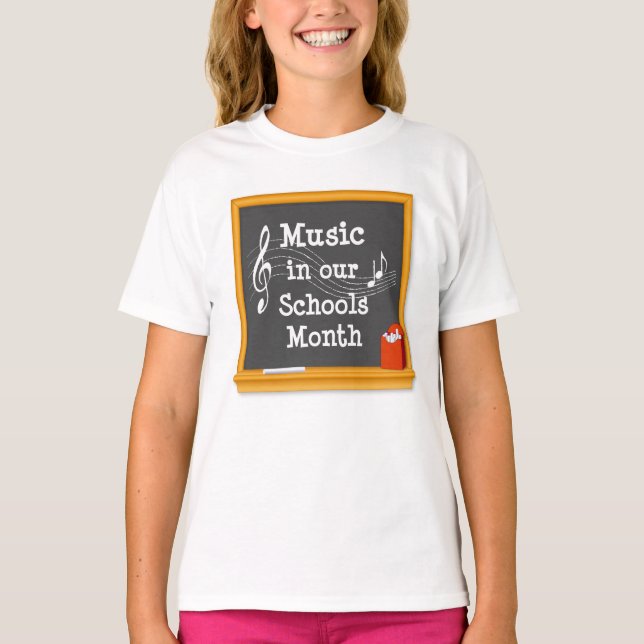 T-shirt Le Mois de la musique est pour les musiciens (Devant)