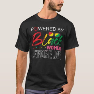T-shirt Le Mois De L'Histoire Africaine Alimenté Par Les F