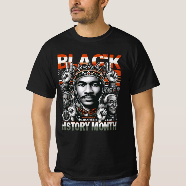 T-shirt Le Mois de l'histoire des Noirs (Devant)