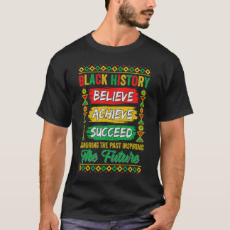 T-shirt Le Mois de l'histoire des Noirs croit réussir Mela