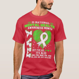 T-shirt Le Mois De Sensibilisation À La Santé Mentale Est