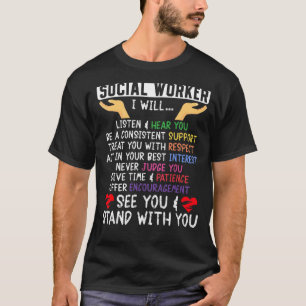 T-shirt Le Mois du travail social à l'école Mains des trav