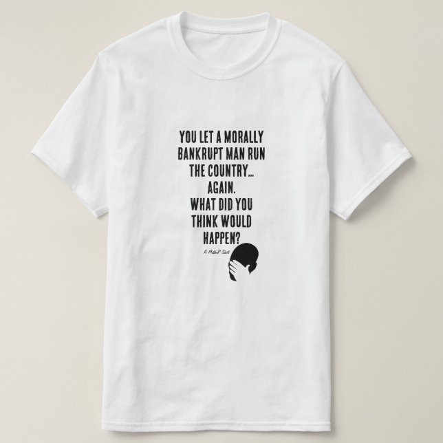 T-shirt Le moment FAFO de l'Amérique - Une chemise MisterP (Design devant)