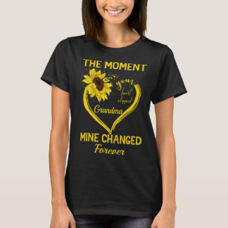 T-shirt Le moment où votre coeur a arrêté la mine de grand