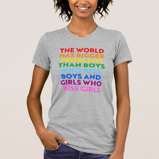 T-shirt Le monde a de plus gros problèmes (Devant)