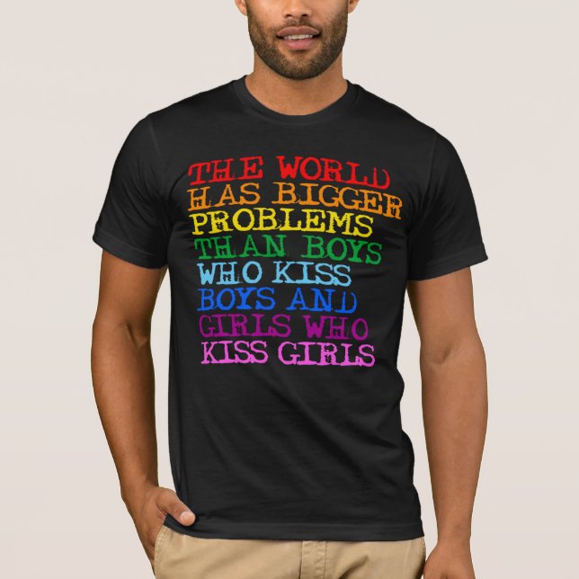 T-shirt Le monde a de plus gros problèmes (Devant)